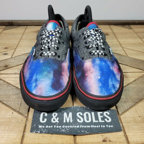 Vans Custom Low Top Galaxy Shoes Off The Wall - Picture 3 of 9